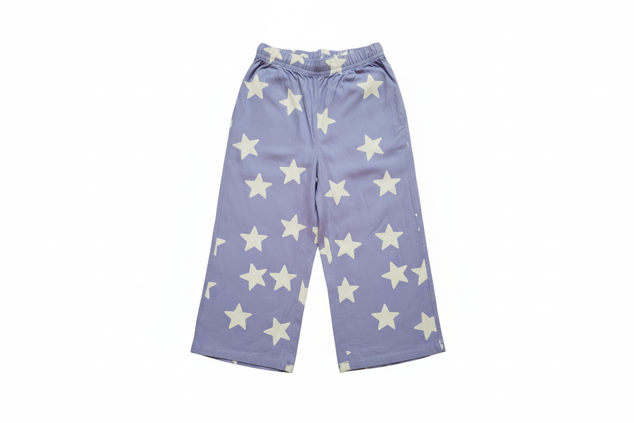 Star Gazer Pants- Lilac & Light Grey