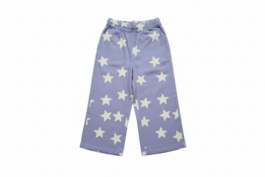 Star Gazer Pants- Lilac & Light Grey