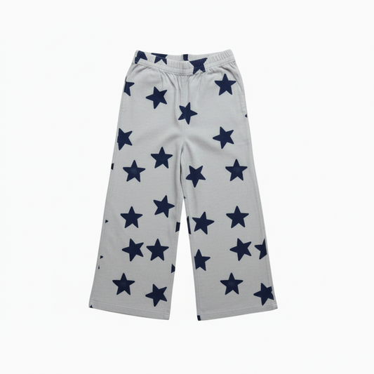 Star Gazer Pants- Light grey & Navy