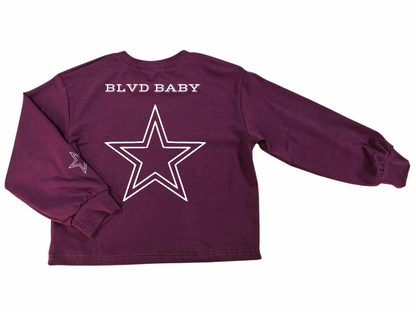 I’m Just Iconic Tee Berry Plum